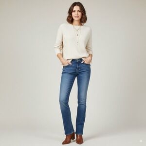 Silver Jeans‎ Co Suki Slim Boot Jeans 34x31 Dark Wash Stretch Mid Rise Flare
